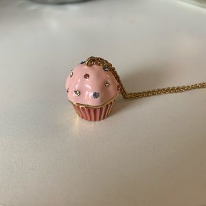 Kate Spade Take the Cake long cupcake necklace